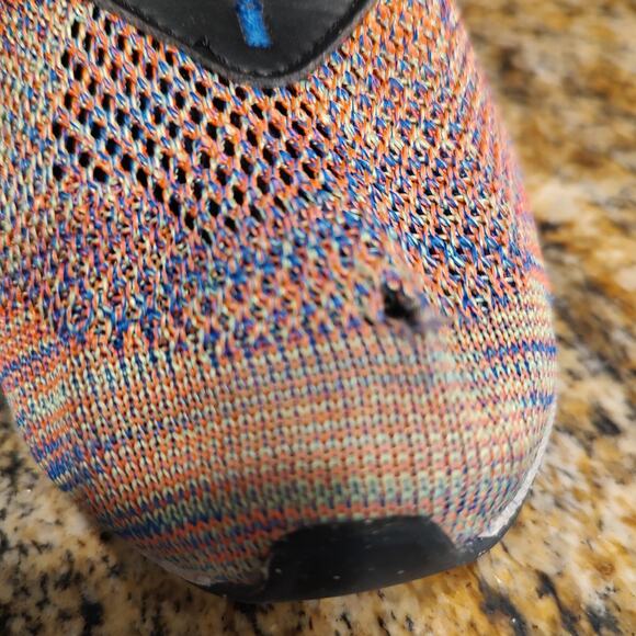 Nike Air Max Flyknit Racer Multicolor Black Racer Blue Men's Sz 10 FD2765-900 - Picture 4 of 14